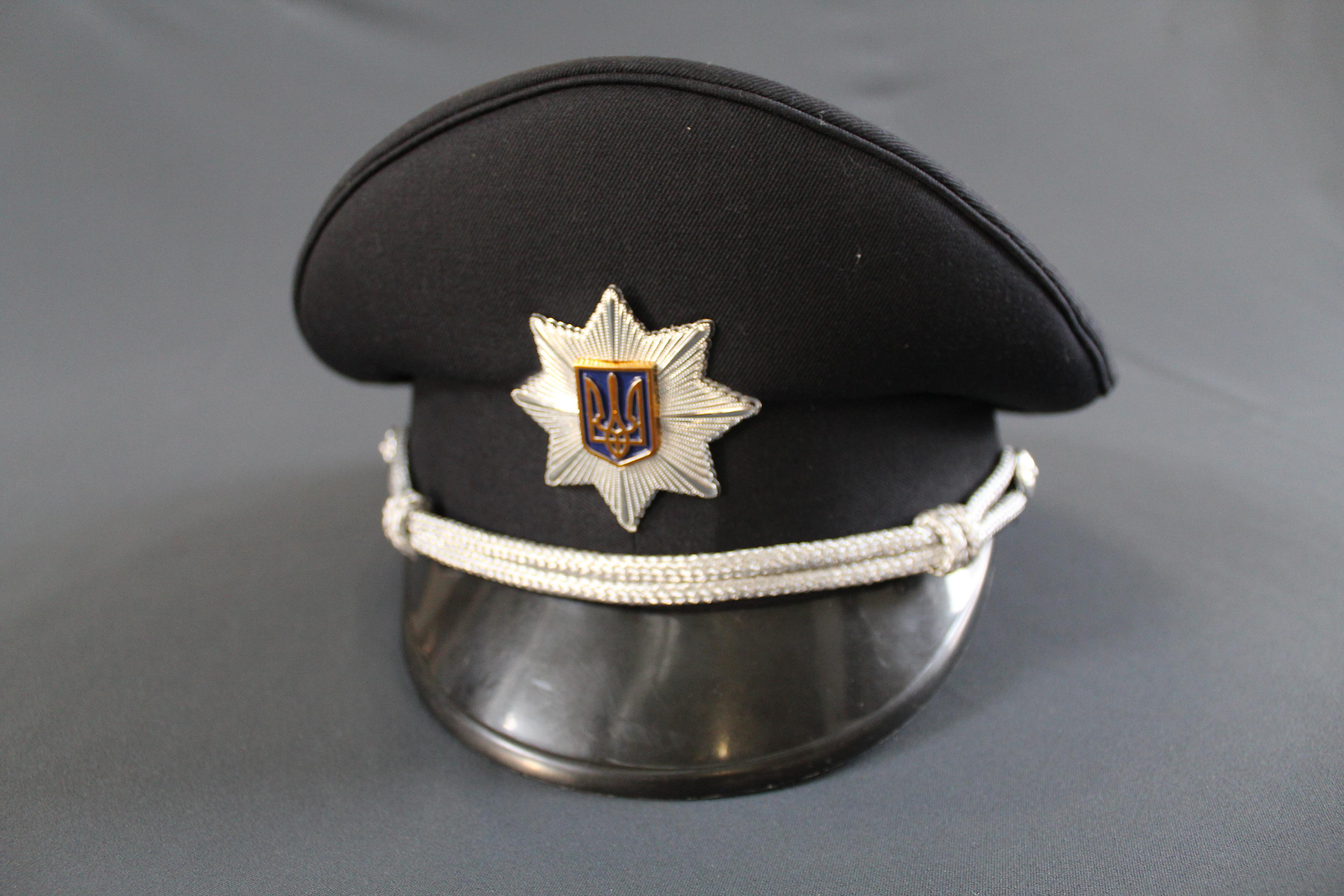 Фуражка форменная Национальной полиции Украины (привезена из зоны СВО)