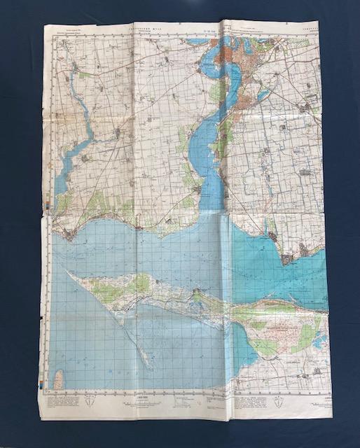 Карта Николаевской и Херсонской областей (привезена из зоны СВО)